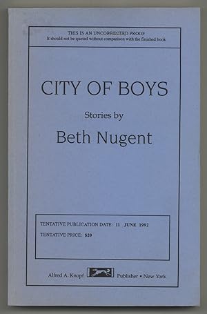 Bild des Verkufers fr City of Boys: Stories zum Verkauf von Between the Covers-Rare Books, Inc. ABAA