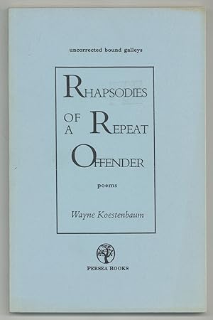 Seller image for Rhapsodies of a Repeat Offender: Poems for sale by Between the Covers-Rare Books, Inc. ABAA