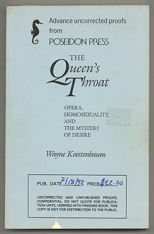 Imagen del vendedor de The Queen's Throat: Opera, Homosexuality, and the Mystery of Desire a la venta por Between the Covers-Rare Books, Inc. ABAA