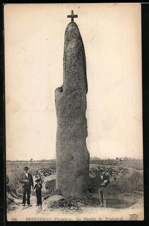 Ansichtskarte Brignogan, Le Menhir de Pontusval