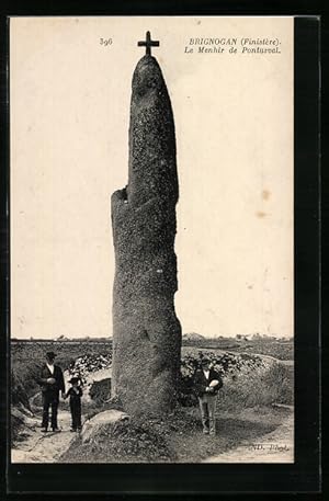 Ansichtskarte Brignogan, Le Menhir de Pontusval