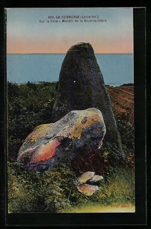 Ansichtskarte La Bernerie, Sur la Cote, Menhir de la Boutinardière