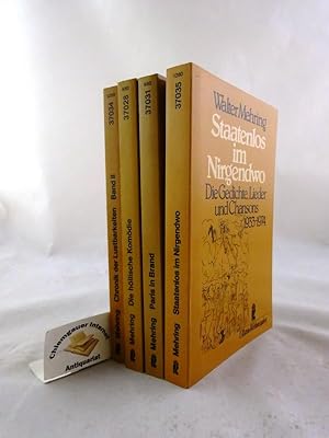 Immagine del venditore per WERKAUSGABE. Hier: VIER Bnde. Chronik der Lustbarkeiten Band II.1918 - 1933. - Staatenlos im Nirgendwo. Die Gedichte, Lieder und Chansons 1933-1974. - Paris in Brand. Roman. - Die hllische Komdie. Drei Dramen ( Die Frhe der Stdte. Die hllische Komdie. Der Kaufmann von Berlin). Ullstein-Werkausgabe. venduto da Chiemgauer Internet Antiquariat GbR