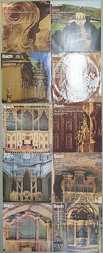 10 Bach Eterna Edition Schallplatten 12" LP Kantaten, Orgelwerke