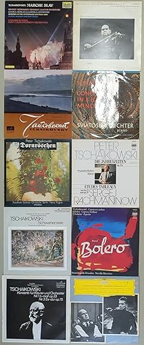 10 Schallplatten 12" LP Peter Tschaikowski Die Jahreszeiten; Dornröschen; Symphony No. 5; Marche ...