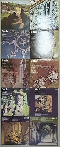10 Bach Eterna Edition Schallplatten 12" LP Kantaten