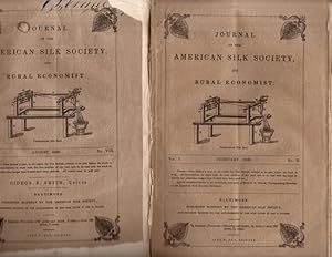 Journal of the American Silk Society and Rural Economist. 1839-1840 Misc. 6 issues.