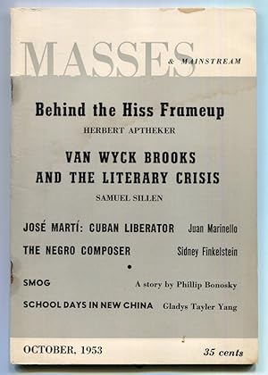 Masses & Mainstream Vol. 6 No. 10 (October 1953)