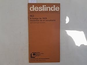 Imagen del vendedor de La huelga de 1929. Recuerdos de un estudiante. Serie Deslinde Cuadernos de Cultura Poltica Universitaria Nmero 143. a la venta por Librera "Franz Kafka" Mxico.