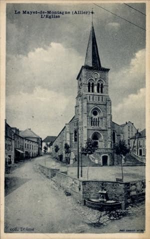 Ansichtskarte / Postkarte Le Mayet de Montagne Allier, Kirche
