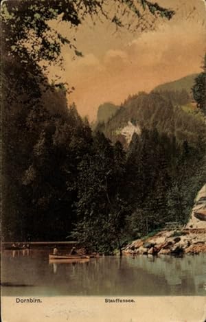 Ansichtskarte / Postkarte Dornbirn in Vorarlberg, Stauffensee