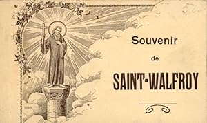 10 alte Ansichtskarte / Postkarte Saint Walfroy Ardennes, im passenden Heft, diverse Ansichten