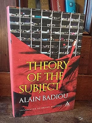 Immagine del venditore per Theory of the Subject venduto da Temple Bar Bookshop