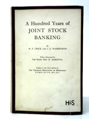 Seller image for A Hundred Years of Joint Stock Banking for sale by World of Rare Books