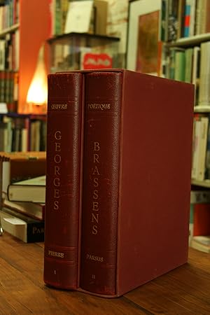 L'Oeuvre poétique de Georges Brassens (2vol), illustrée par Pierre Parsus.
