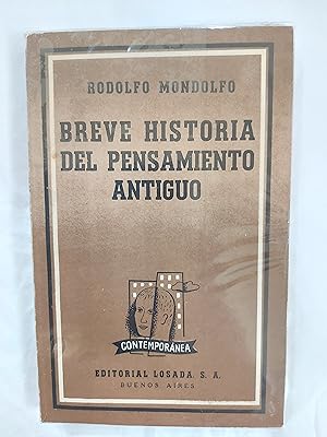 Seller image for Breve historia del pensamiento antiguo for sale by Libreria Cao