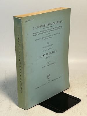 Bild des Verkufers fr Regesta Imperii II: Schsische Zeit. 5. Abteilung: Papstregesten 911-1024. zum Verkauf von Antiquariat Bookfarm