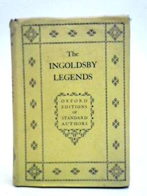 Bild des Verkufers fr Ingoldsby Legends zum Verkauf von World of Rare Books