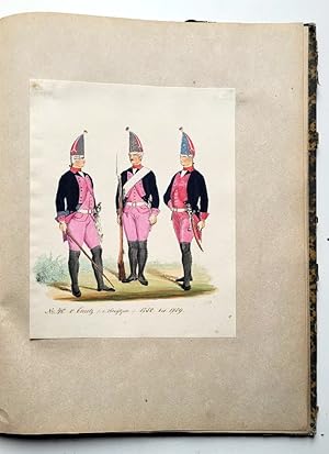 Uniform Darstellungen der im Jahre 1756 bestandenen Infanterie-Regimenter. . in der Bibliothek Sr...