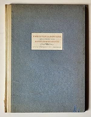Fabels van La Fontaine - De krekel en de Mier La Fontaine - J.W.F werumeus Buning Verlag: A.J.G. ...