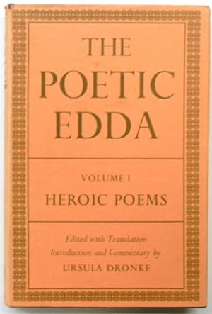 Bild des Verkufers fr The Poetic Edda: Volume I: Heroic Poems zum Verkauf von PsychoBabel & Skoob Books