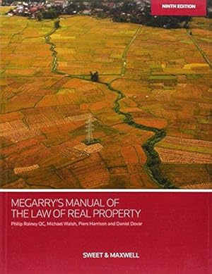 Seller image for Megarry's Manual of the Law of Real Property for sale by WeBuyBooks