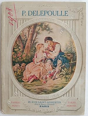 Image du vendeur pour Maison Delepoulle; le plus grand choix de tout Paris. Papiers peints, Toiles peintes. mis en vente par pages volantes