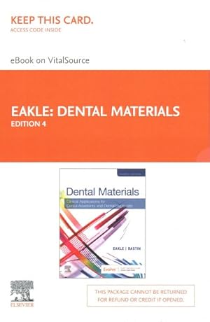 Seller image for Dental Materials Access Card : Clinical Applications for Dental Assistants and Dental Hygienists for sale by GreatBookPrices