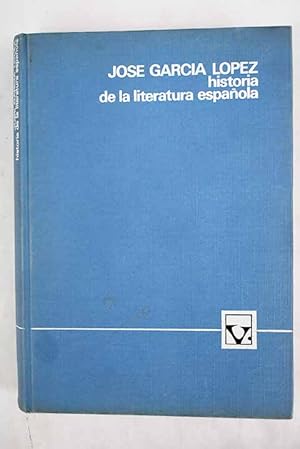 Seller image for Historia de la literatura espaola for sale by Alcan Libros