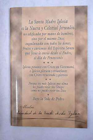Imagen del vendedor de La Santa Madre Iglesia es la nueva y celestial Jerusaln a la venta por Alcan Libros