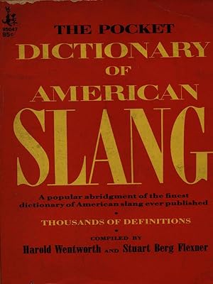 Bild des Verkufers fr The pocket dictionary of American slang zum Verkauf von Librodifaccia