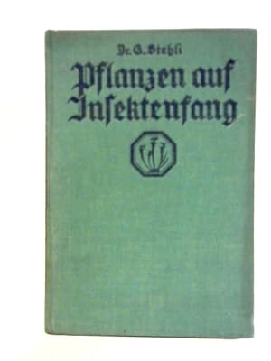 Imagen del vendedor de Pflanzen auf Insektenfang a la venta por World of Rare Books