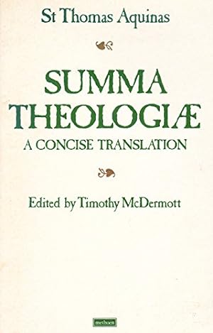 Bild des Verkufers fr Summa Theologiae zum Verkauf von WeBuyBooks
