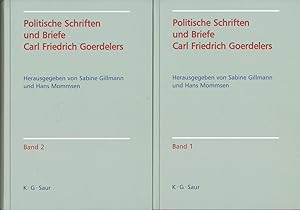 Imagen del vendedor de Band 1 und 2. Politische Schriften und Briefe Carl Friedrich Goerdelers a la venta por Antiquariat Kastanienhof
