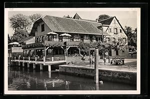 Ansichtskarte Gottlieben, Restaurant Gasthaus Waaghaus