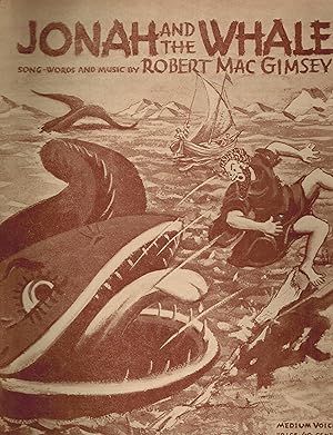 Image du vendeur pour Jonah and the Whale Song for Medium Voice - Vintage Sheet Music mis en vente par ! Turtle Creek Books  !