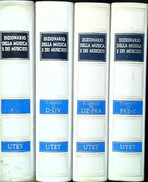 Dizionario della musica e dei musicisti. Il lessico 4VV