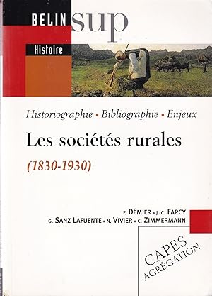Seller image for Les socits rurales (1830-1930) for sale by Eratoclio
