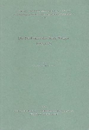 Imagen del vendedor de Die Neubrger der Stadt Weimar 1520-1620. a la venta por Antiquariat Lcke, Einzelunternehmung