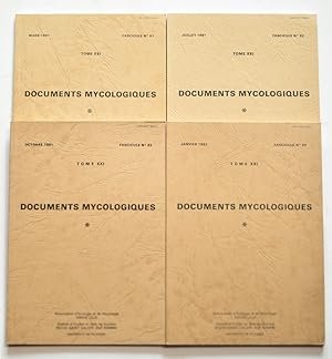 DOCUMENTS MYCOLOGIQUES Tome XXI complet, Fascicules 81 à 84.