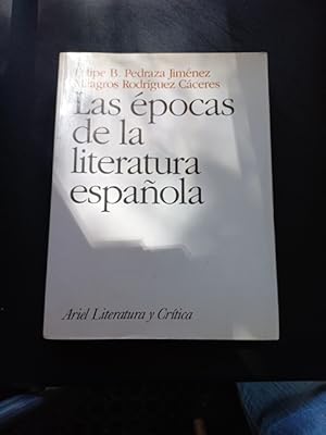 Imagen del vendedor de Las pocas de la literatura espaola a la venta por Vrtigo Libros
