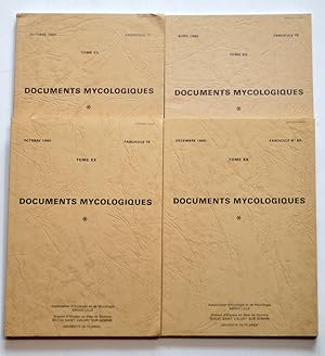 Image du vendeur pour DOCUMENTS MYCOLOGIQUES Tome XX complet, Fascicules 77  80. mis en vente par Librairie l'Art et l'Affiche