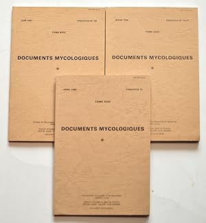 Image du vendeur pour DOCUMENTS MYCOLOGIQUES Tome XVIII complet, Fascicules 69  72. mis en vente par Librairie l'Art et l'Affiche