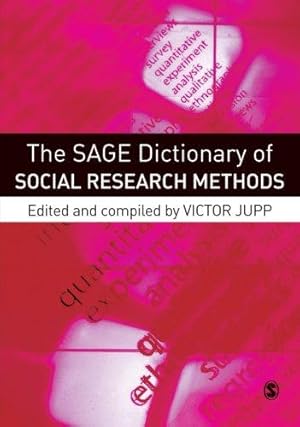 Imagen del vendedor de The SAGE Dictionary of Social Research Methods a la venta por WeBuyBooks