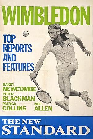 Original Vintage Poster - The New Standard - Wimbledon