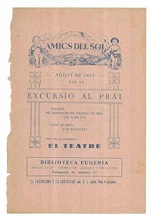 Amics del Sol Agost 1925 dia 23 Excursió al Prat