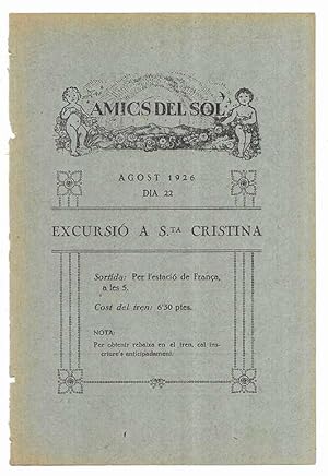 Amics del Sol. Agost 1926 dia 22 Excursió a S.ta Cristina