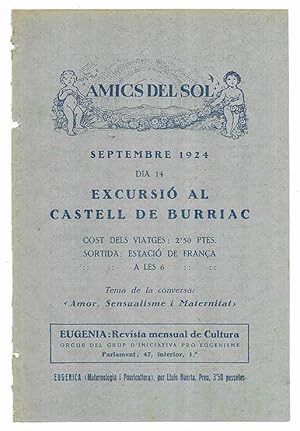 Amics del Sol. Septembre 1924 dia 14 Excursió al Castell de Burriac