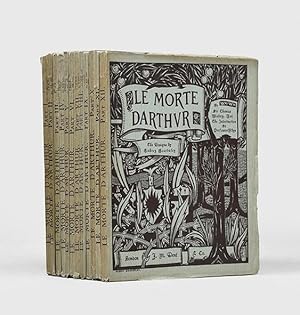 Seller image for Morte Darthur. The Text as Written by Sir Thomas Malory and Imprinted by William Caxton at Westminster The Year MCCCCLXXXV and now Spelled in Modern Style. With an Introduction by Professor Rhys and Embellished with Many Original Designs by Aubrey Beardsley. for sale by Peter Harrington.  ABA/ ILAB.