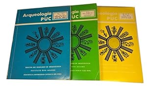 Arqueologia PUC. Three issues: No. 13 (1972); No. 14 (1973); and No. 15-16 (1974-1975)